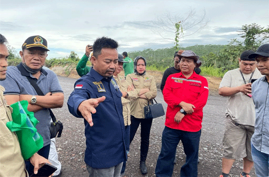 Peninjauan lapangan bersama DPRD Kaltim